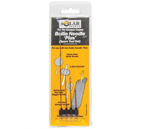 Solar Set Ihiel Boilie Needle Spare Set Of 4 Tools