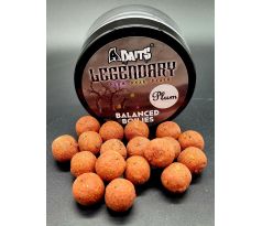 Legendary Plum Balanced boilies 20/24 mm 300ml