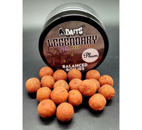 Legendary Plum Balanced boilies 20/24 mm 300ml