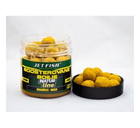 Jetfish Natur line BOOSTEROVANÉ BOILIE 250ml 20mm : KUKUŘICE