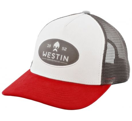 Westin Šiltovka State Cap Silver Grey/Red