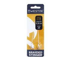 Westin Braided Stinger 6,5cm 0,38mm #8 2PCS