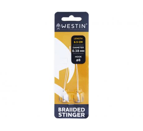 Westin Braided Stinger 6,5cm 0,38mm #8 2PCS